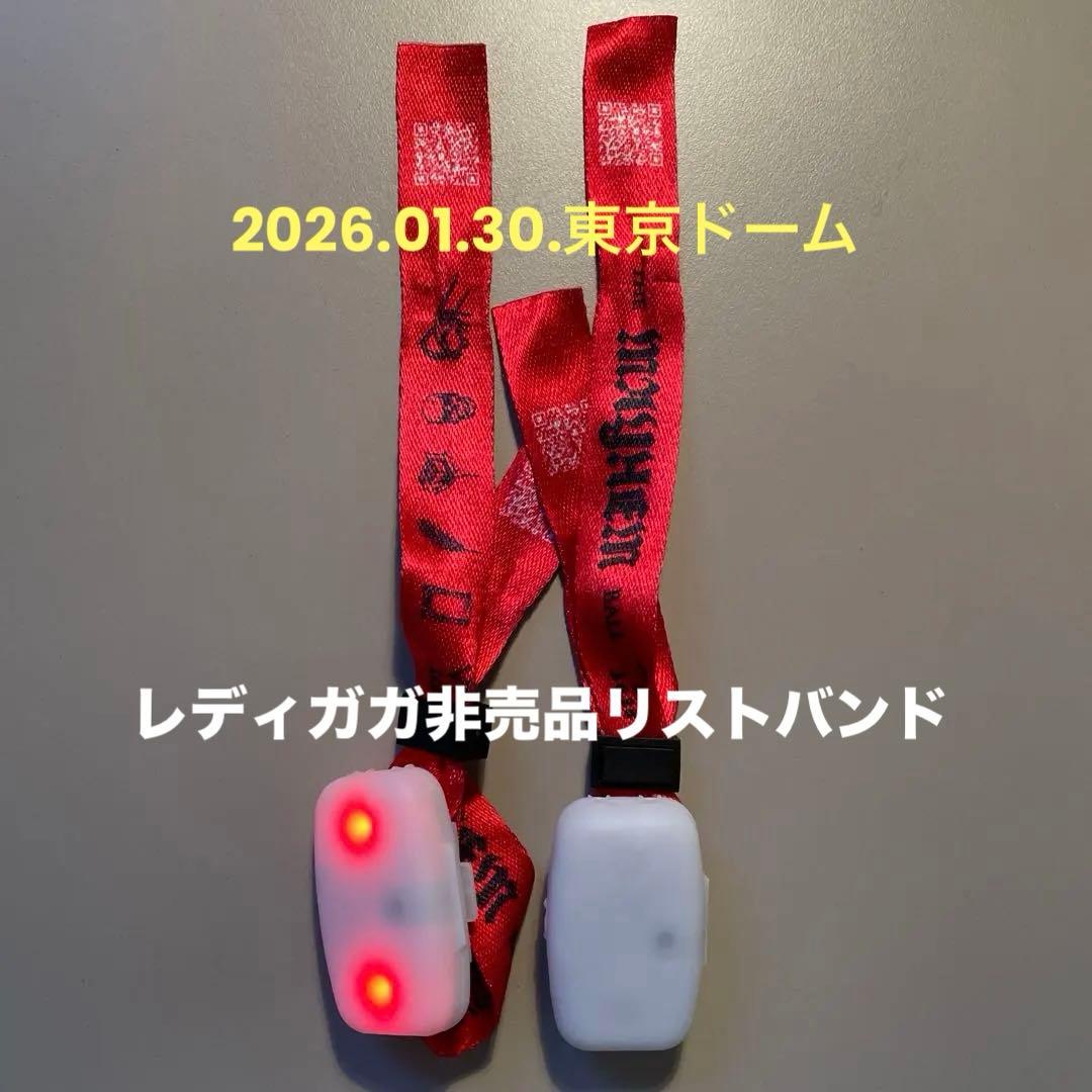 レディーガガLADYGAGA 東京ドームライブリストバンド2個（非売品