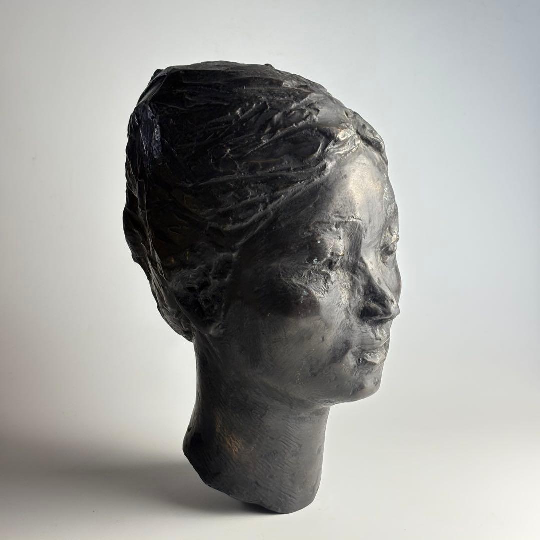 古美術 人物 置物 在銘 女性 ブロンズ オブジェ 銅器 Yahoo!オークション -「ブロンズ像女性像」(オブジェ) (彫刻、オブジェ