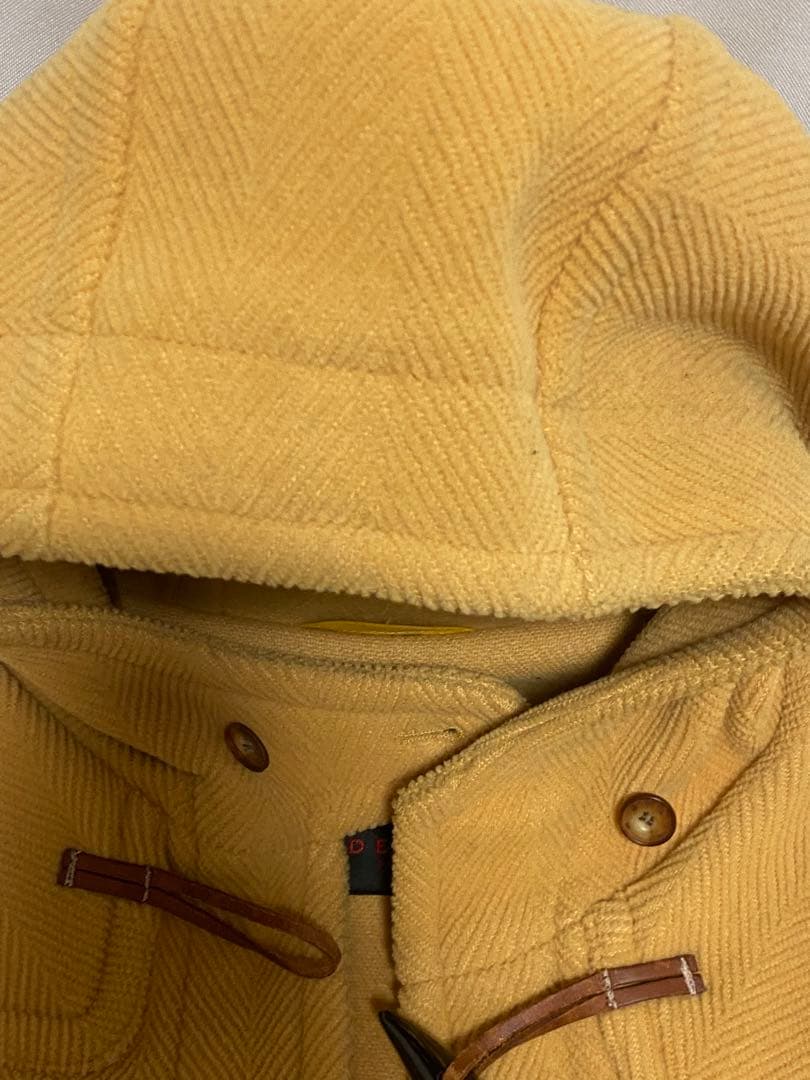 2177❣️ オールドイングランド ダッフルコート ヘリンボーン イエロー