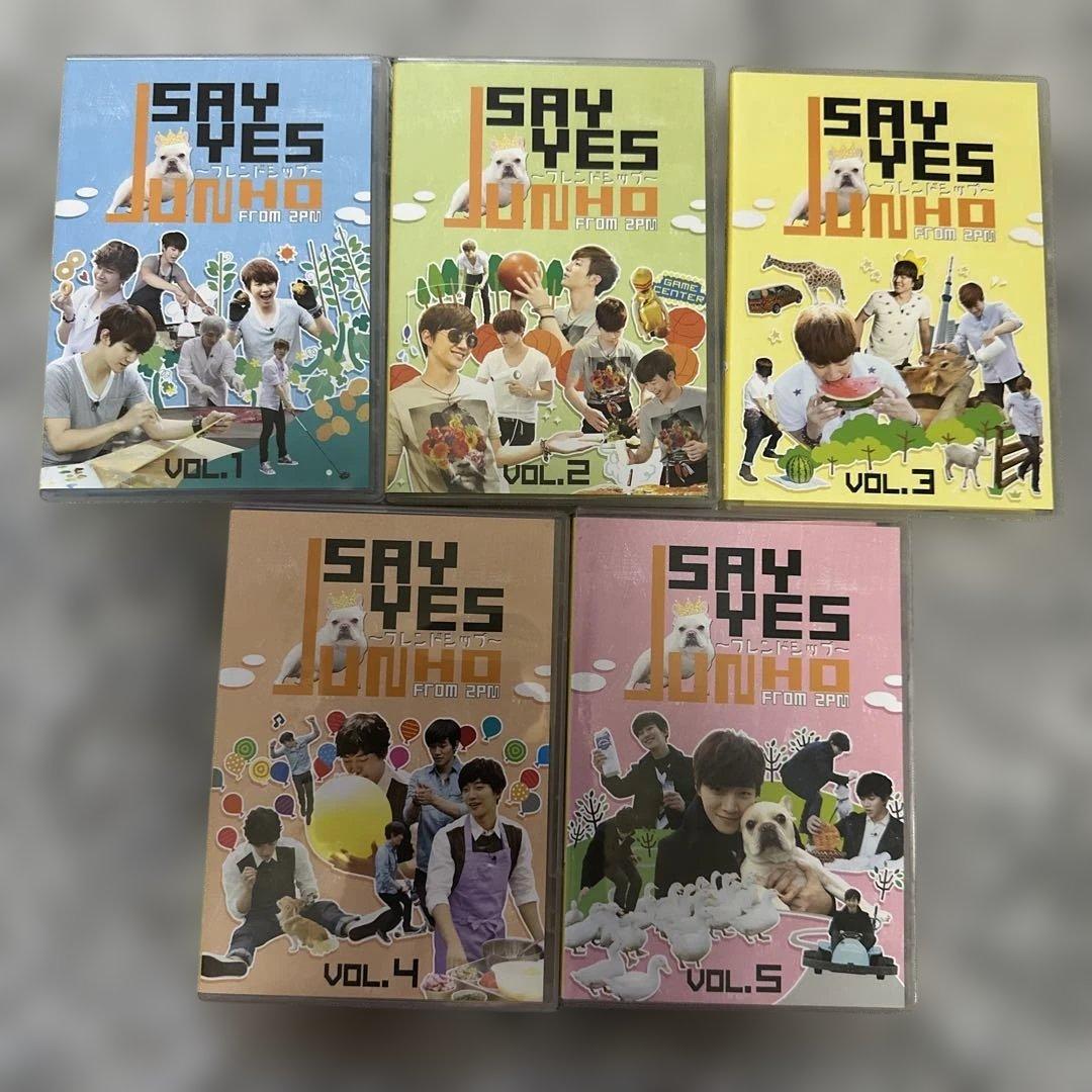 JUNHO(2PM) SAY YES ~VOL.1〜5 おまけDVD６枚