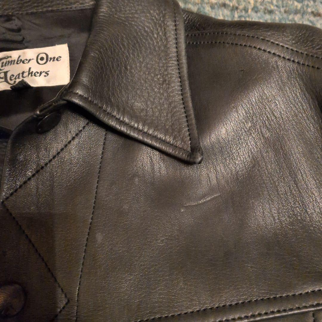 レッドムーンNumber One Leathers 鹿革ジャケット 38 - メルカリ