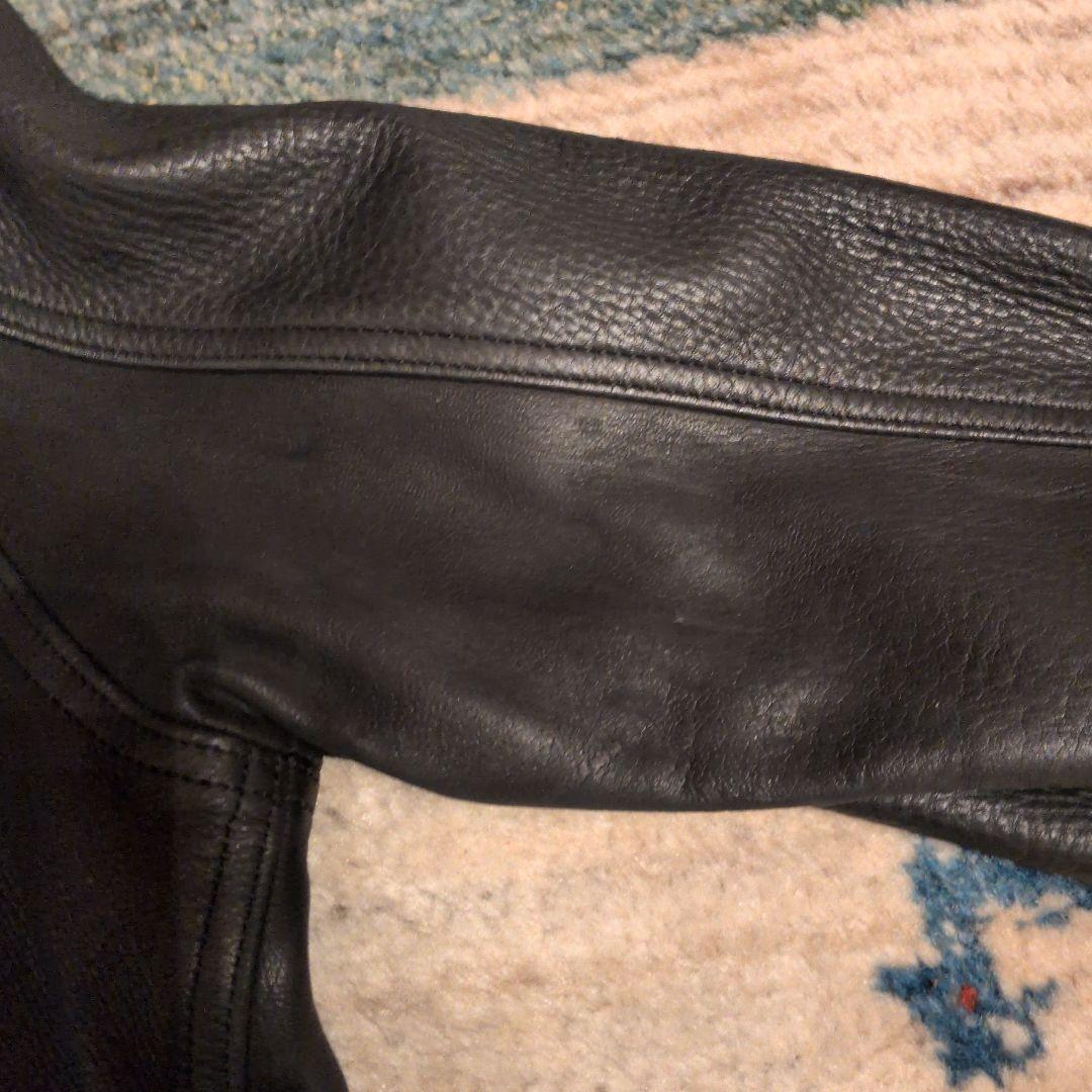 レッドムーンNumber One Leathers 鹿革ジャケット 38 - メルカリ