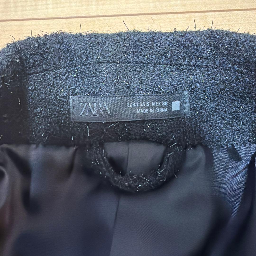 ZARA ザラ シャイニーテクスチャージャケット S 新品未使用 即完売