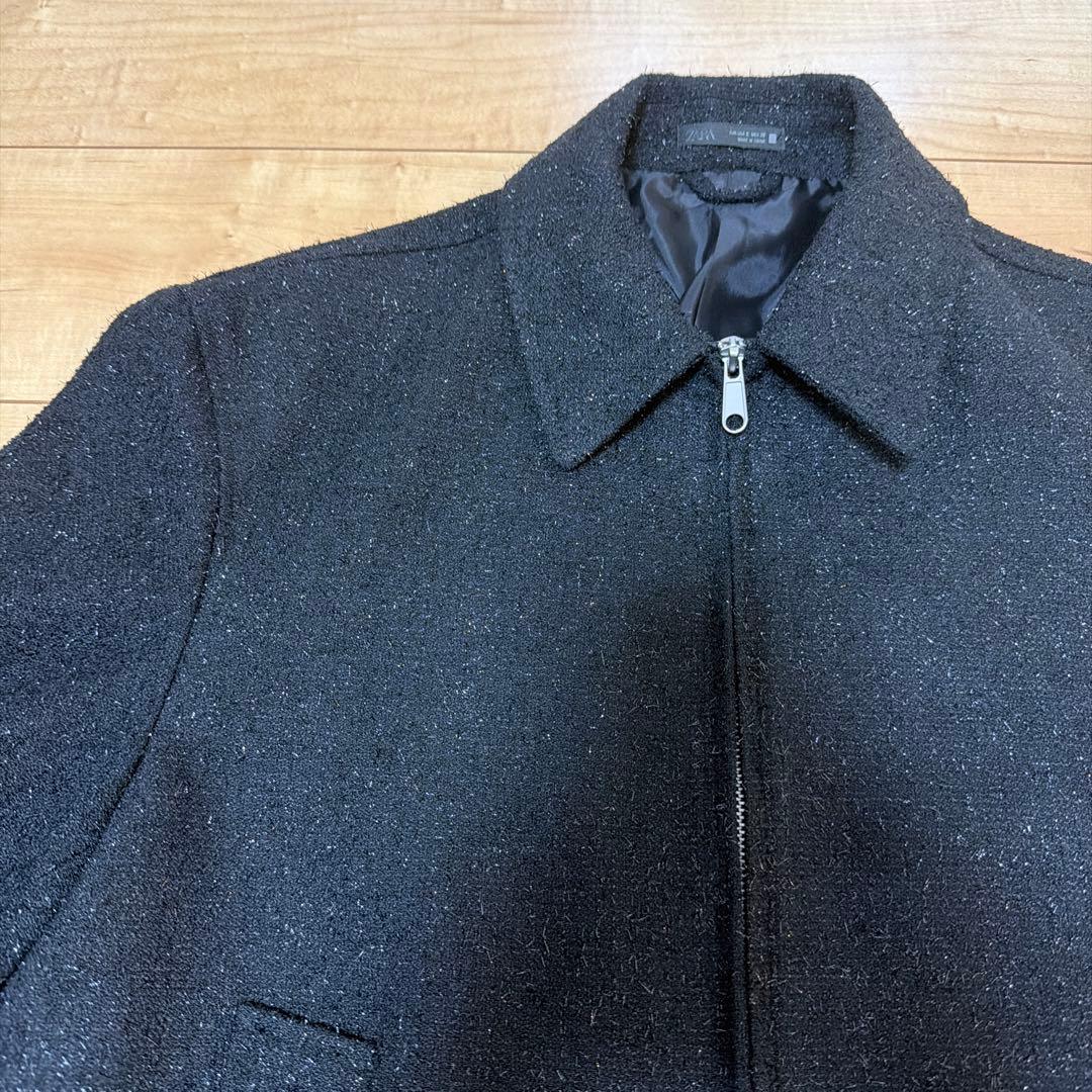 ZARA ザラ シャイニーテクスチャージャケット S 新品未使用 即完売