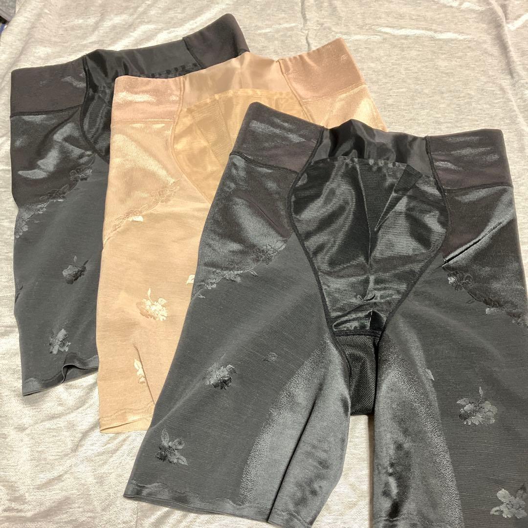 ワコールハミデンヌガードル(ロング丈) 76 - L ③枚セット