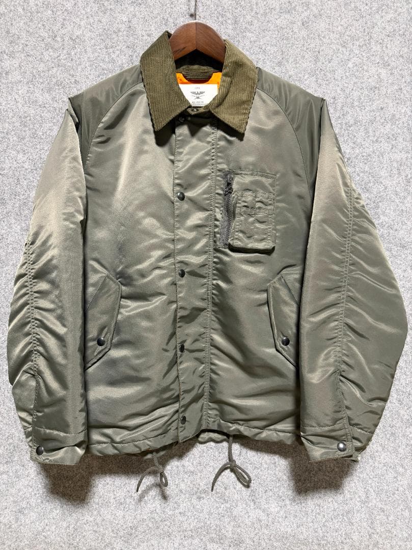 Houston ★ ナイロンハンティングジャケット 美品 XL HOUSTON / ヒューストン 51599 GARMENT DYE NYLON HUNTING JACKET