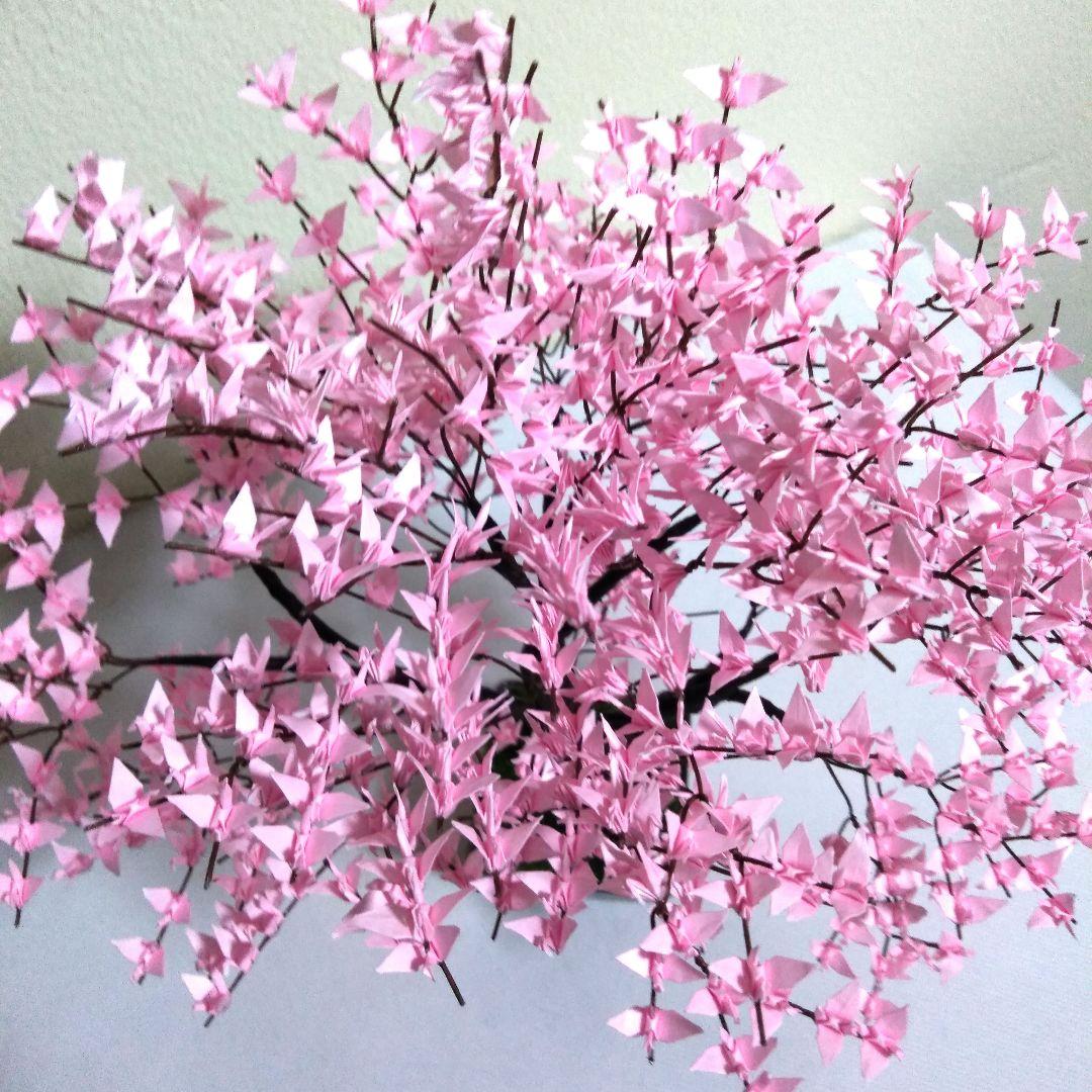 折り鶴盆栽【桜 盆栽】No.34 - メルカリ