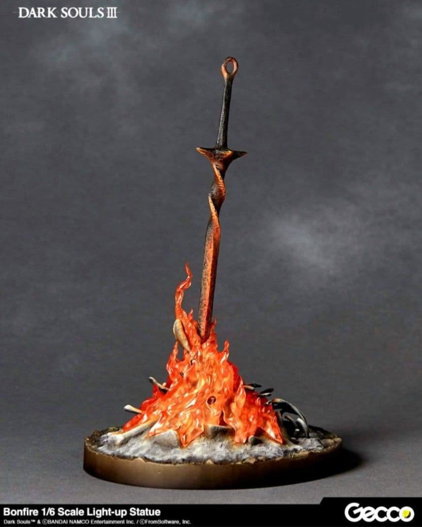 Gecco DARK SOULS ダークソウル 篝火 ライトアップ スタチュー