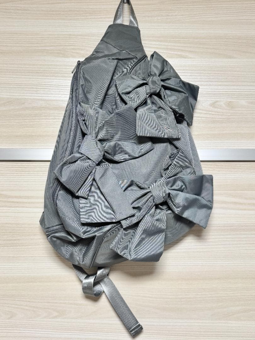 即日発送 新品 merry jenny ribbonワンショルダーバッグ グレー