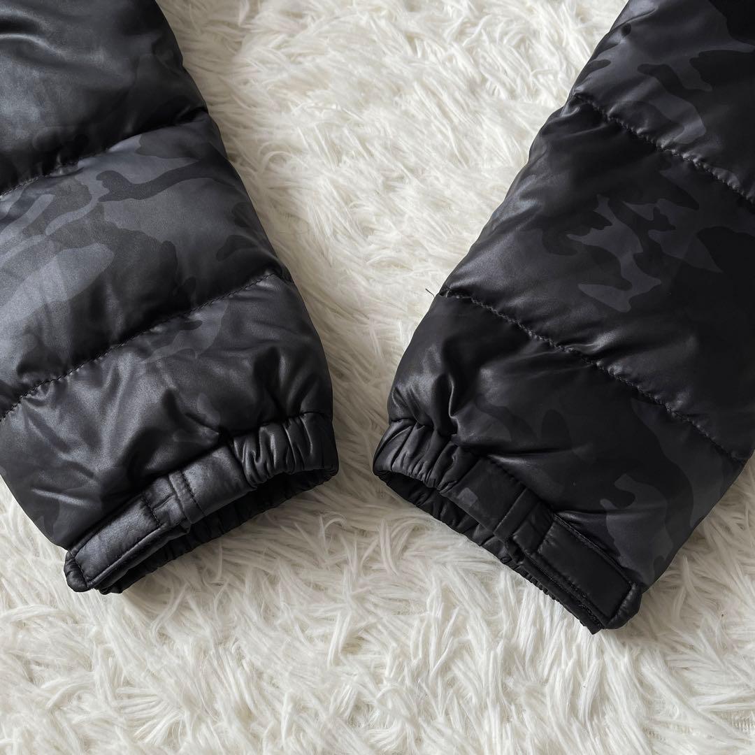 ラブレス ダウンジャケット ホワイトグース カモフラ柄 刺繍 ナイト