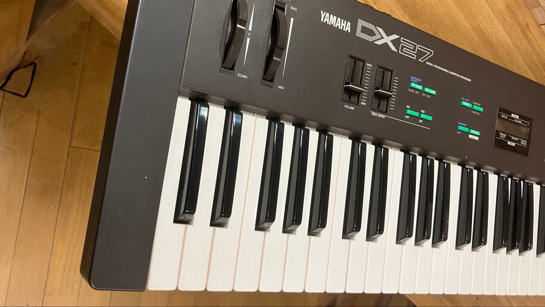 Yamaha DX27 FM音源キーボード ヤマハシンセサイザー 付属品多数