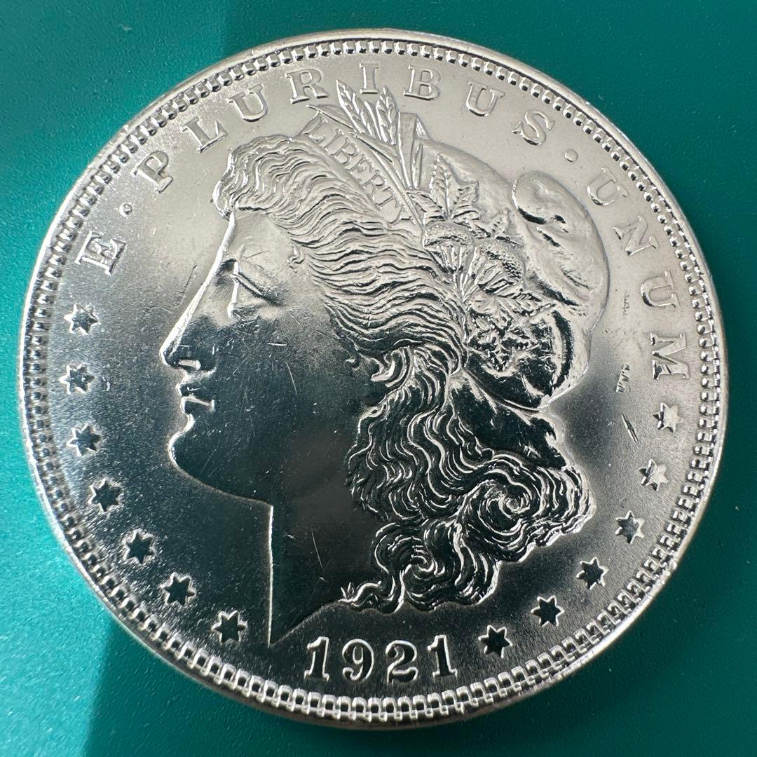 1921年 モルガンダラー銀貨 美品 - メルカリ