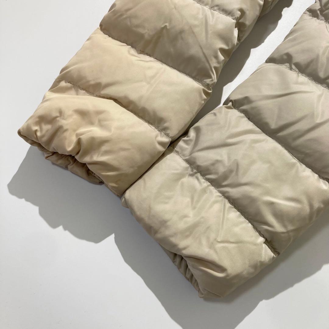 MONCLER ダウンコート ベージュ FLAMME マグリア フード収納 - メルカリ