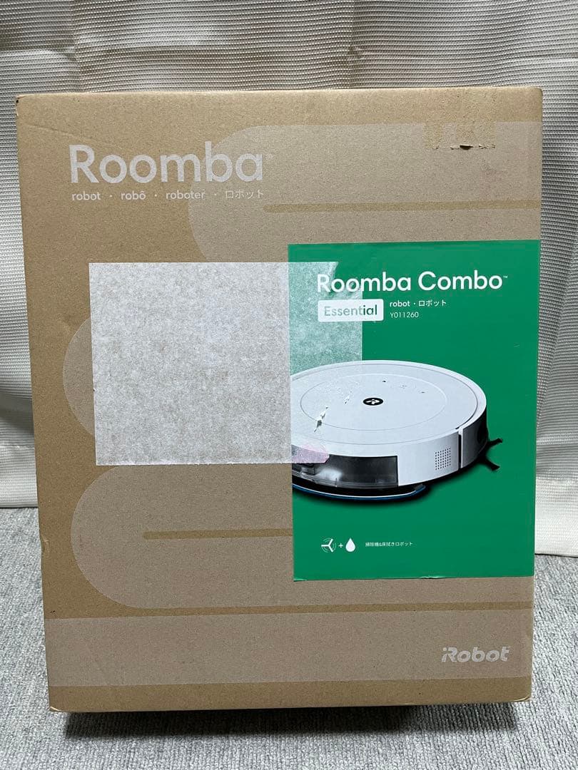 Roomba Combo Essential 自動掃除機 新品未開封 Amazon | ルンバ コンボ Essential robot ホワイト | アイロボット