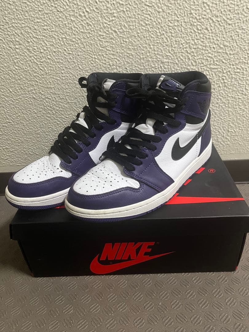 靴 Nike Air Jordan 1 High OG Court Purple
