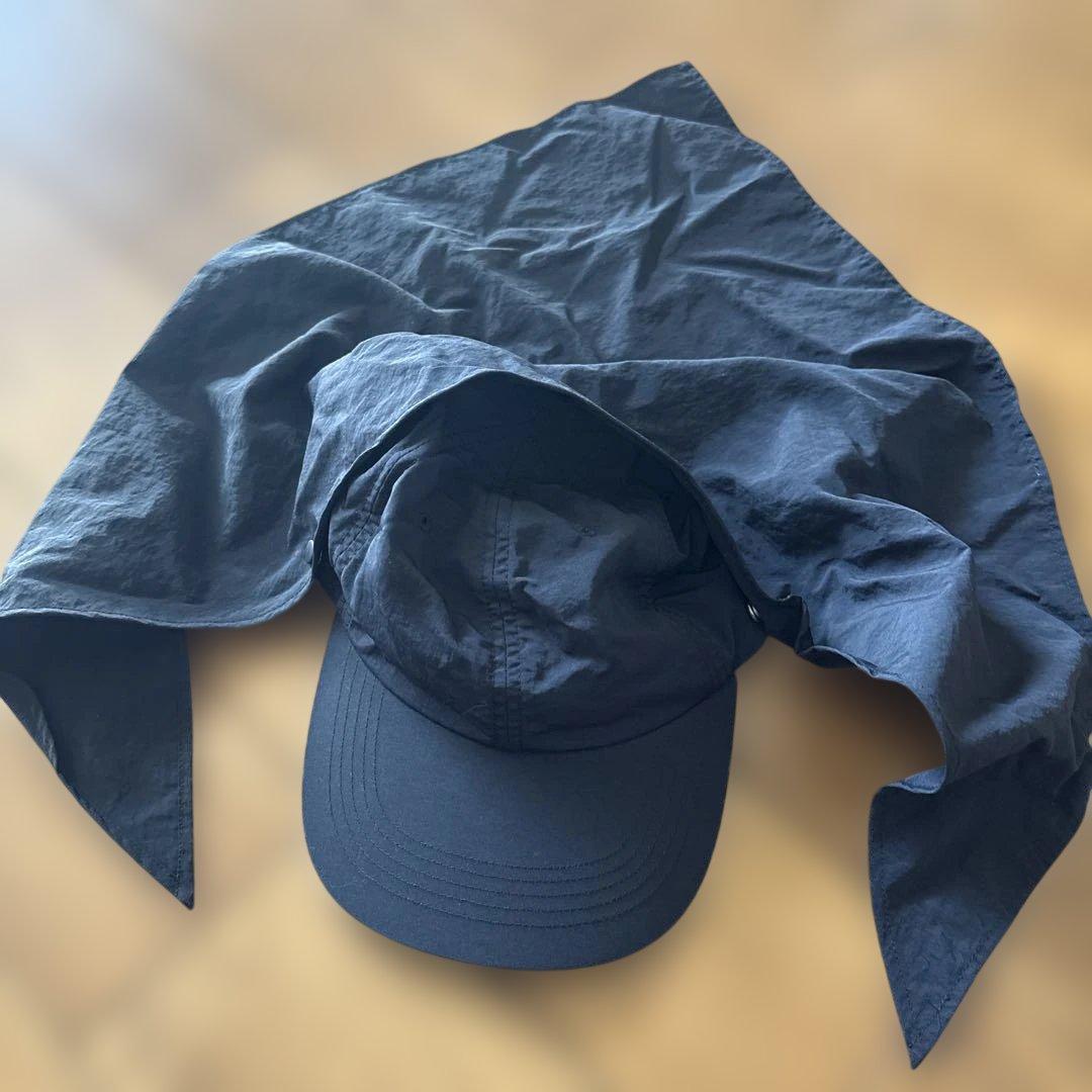 PHEENY　Nylon taffeta cap with scarf PHEENY / Nylon taffeta cap with scarf | FLUTTER