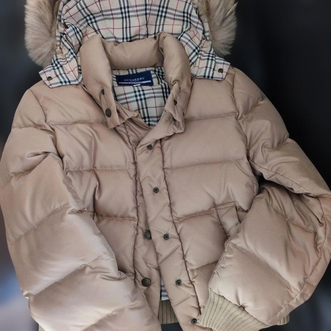 BURBERRY Blue Label ベージュダウンジャケット