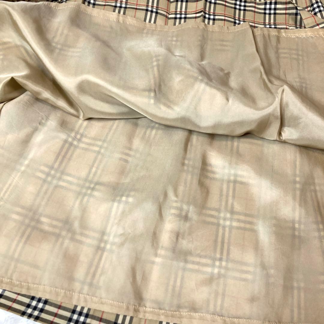 burberrys プリーツスカート ロング ノバチェック 40 BURBERRY www