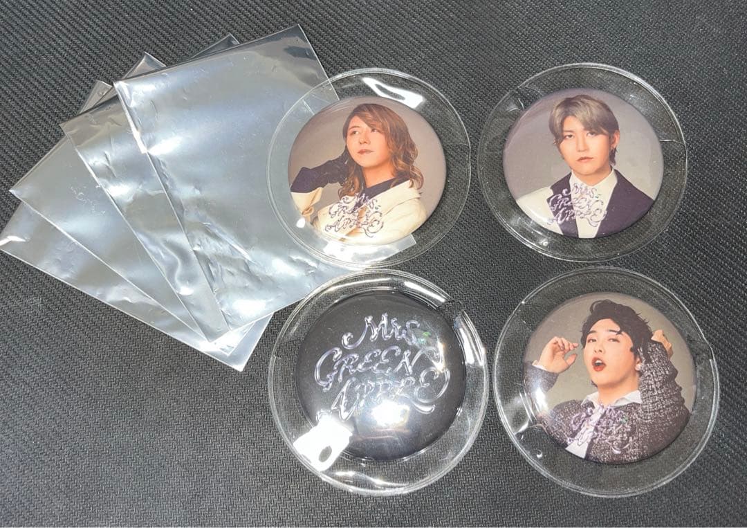 Mrs. GREEN APPLE ポップアップストア ピンバッジ ボタン コンプ