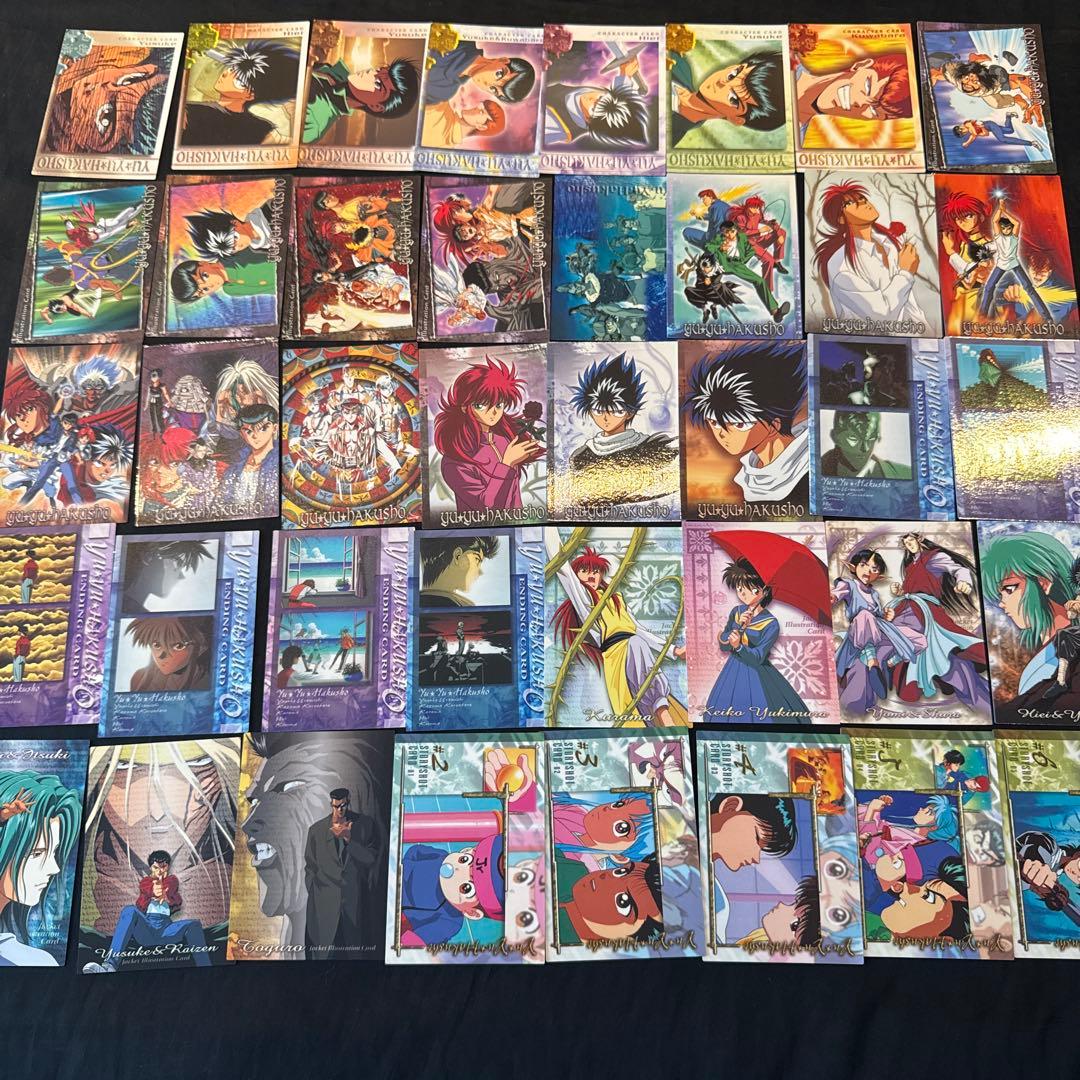 幽遊白書　カードダスマスターズ　クリアカード　300点以上大量まとめ売り