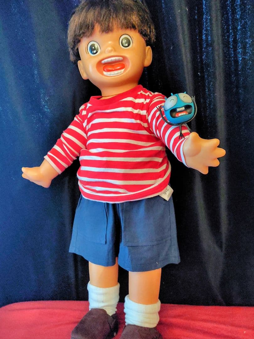 昭和レトロ 超特大 まことちゃん ソフビ 等身大カスタム 楳図かずお Yahoo!オークション -「まことちゃん」(ソフビ) (ビンテージ)の落札