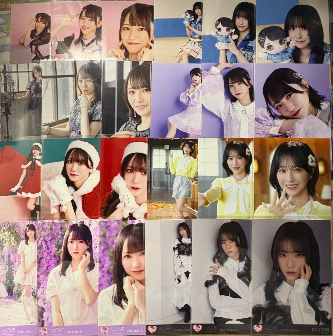 イコラブ 生写真 野口衣織 ノーマル11コンプ セミコンプ9 シュークリーム1