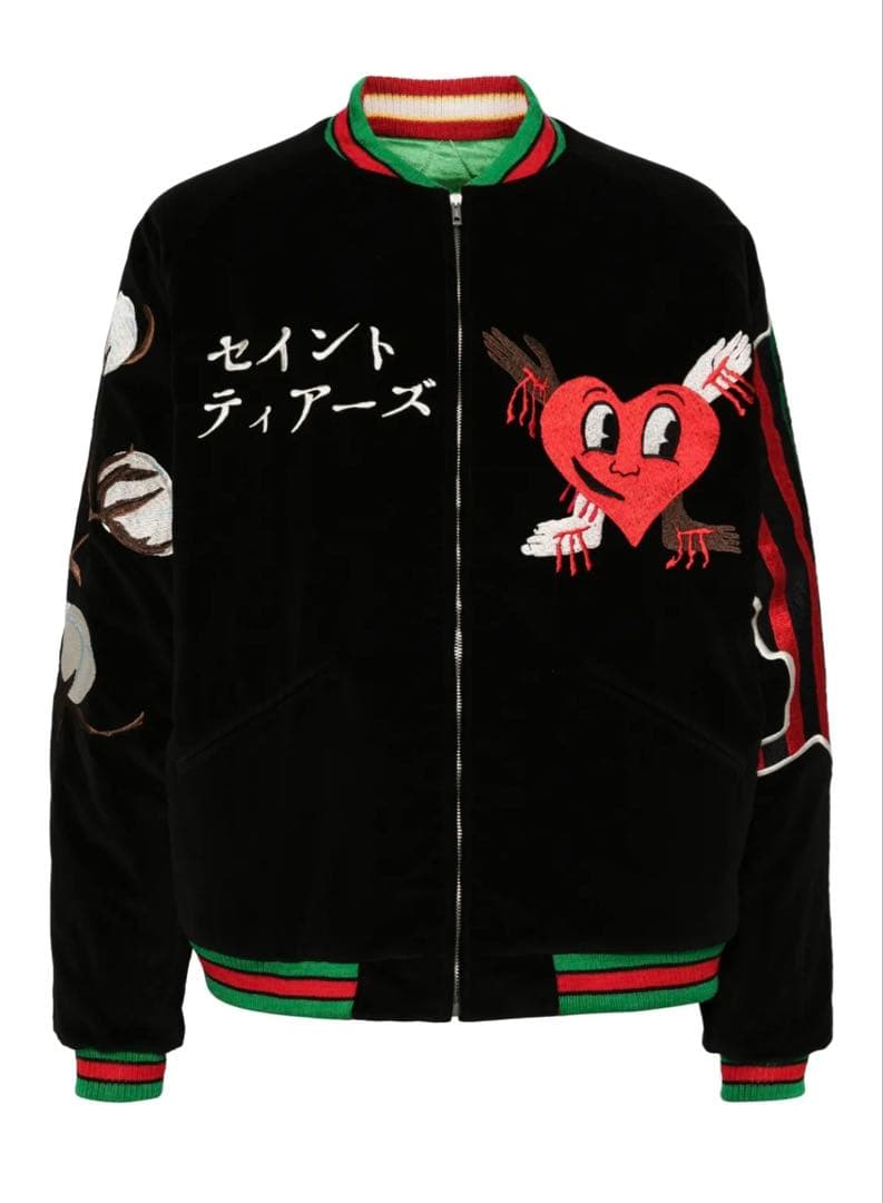 SAINT MICHAEL x DENIM TEARS リバーシブル スカジャン