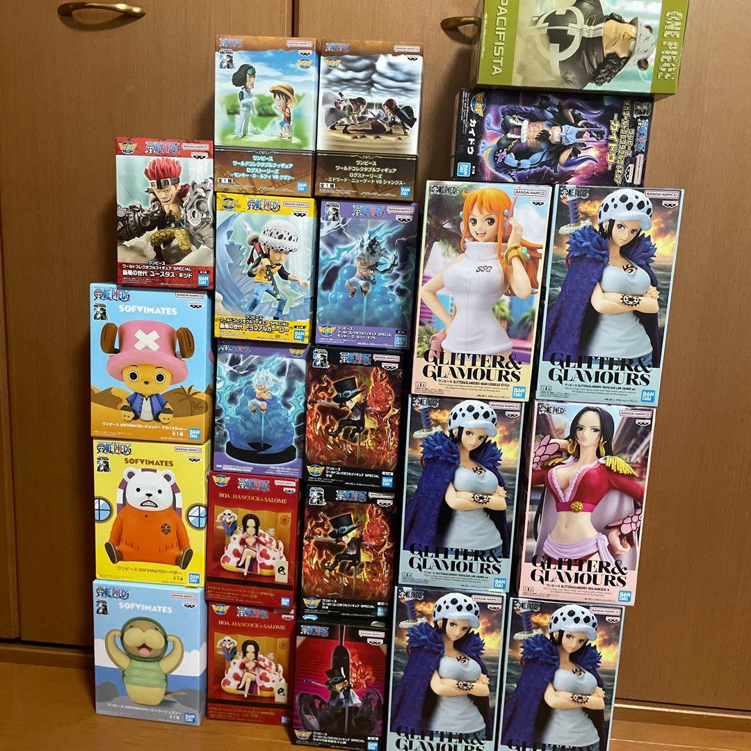 ワンピース glitter&glamours ワーコレソフビフィギュアセット