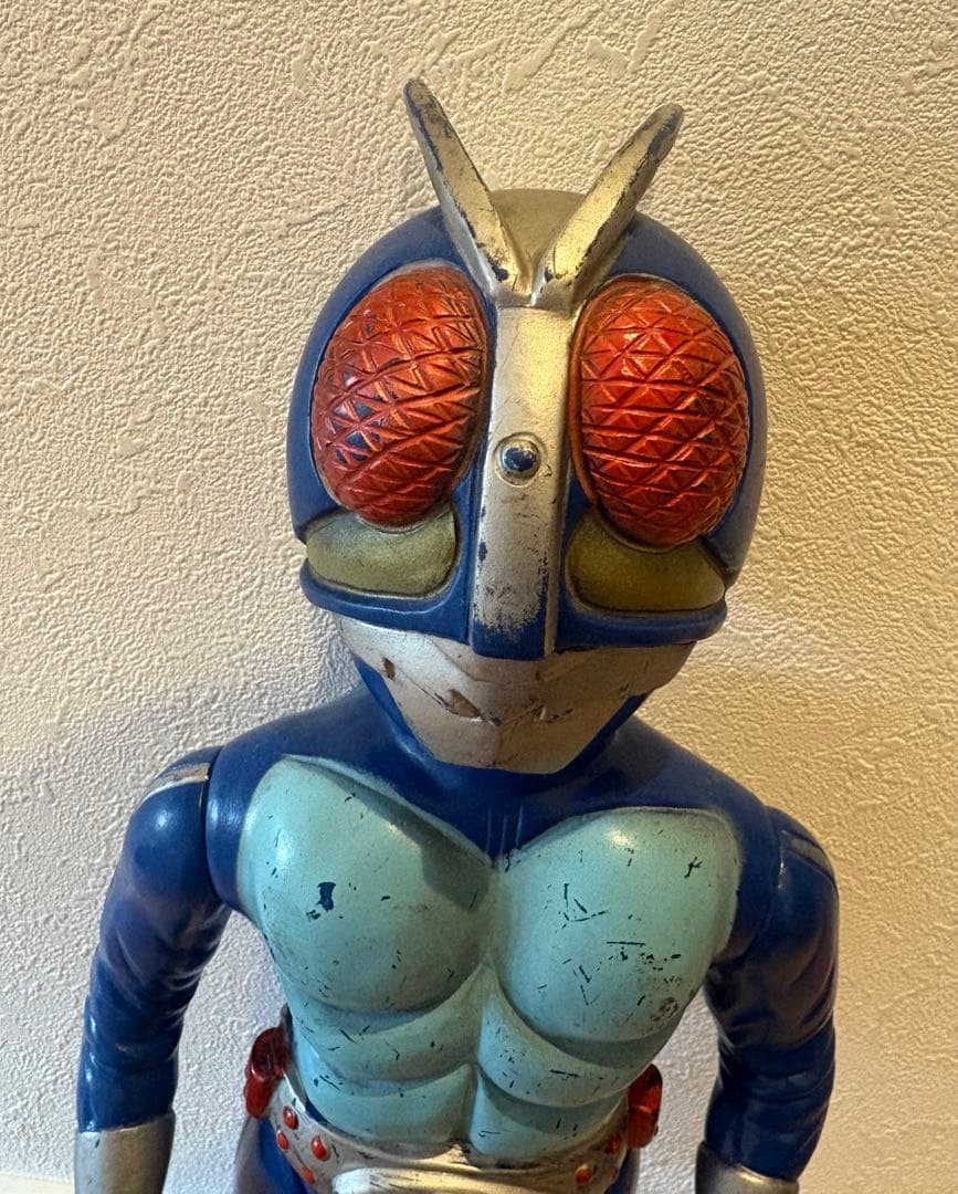 希少】当時物 70s 仮面1号 トーキング 増田屋 ソフビ