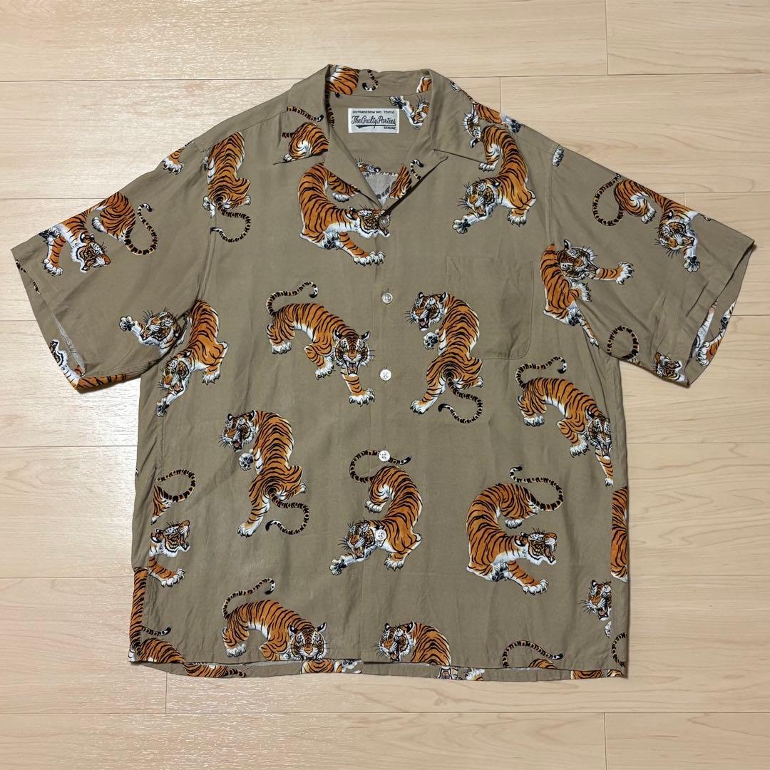 ワコマリア　WACKOMIRIA　アロハシャツ　虎柄　トラ　ティムリーハイ ワコマリア“虎柄”ハワイアンシャツ、タトゥーアーティスト「ティム