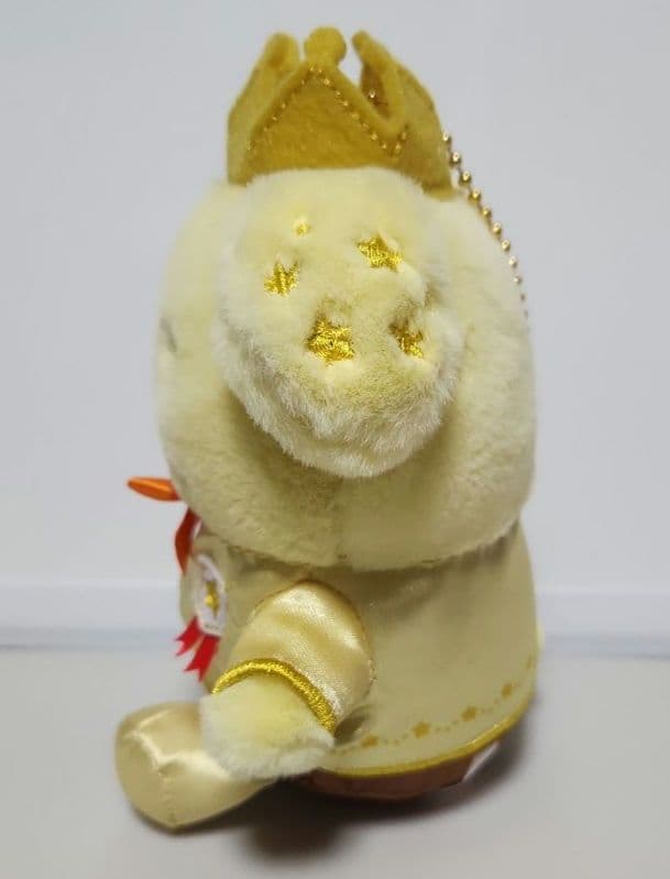 美品】ポムポムプリン ぬいぐるみ マスコット 王冠 プリンス衣装