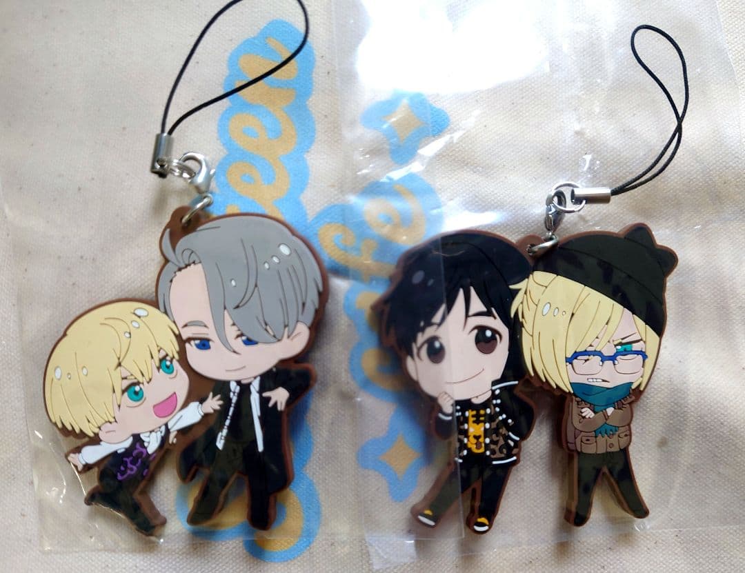 ユーリ!!! on ICE ラバーストラップ DUO ヴィクトル 勇利 ユリオ