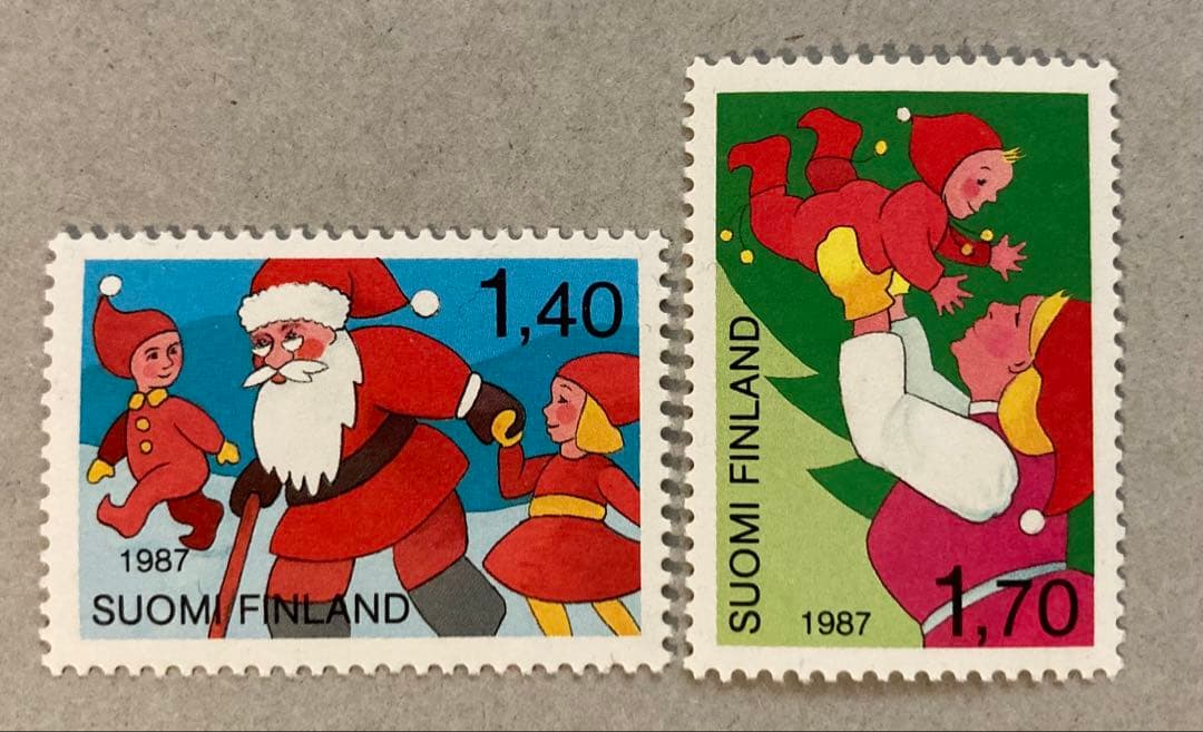 外国未使用切手 フィンランド2種 クリスマス - メルカリ