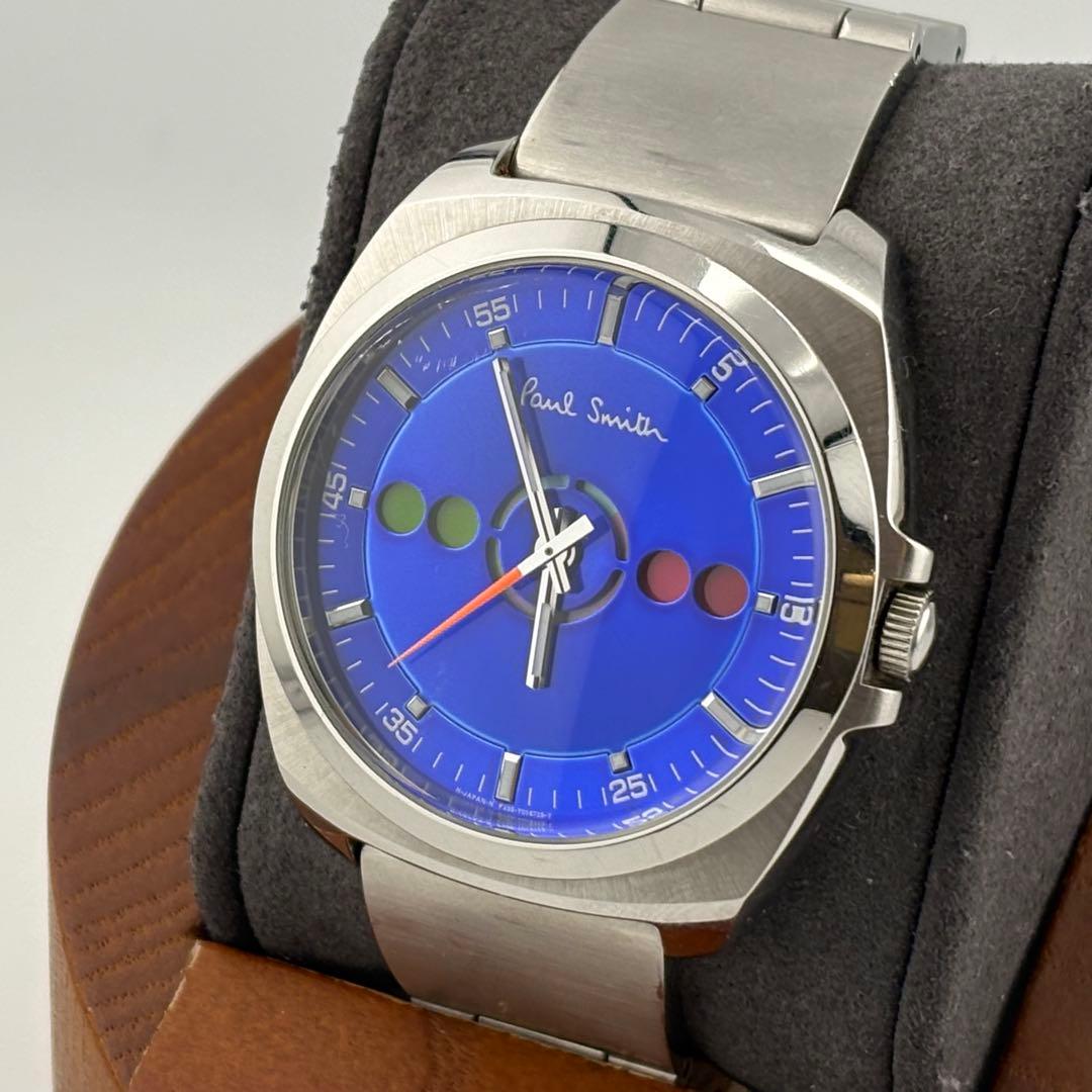 【超希少】ポールスミス ファイブアイズ　ブルー　クォーツ