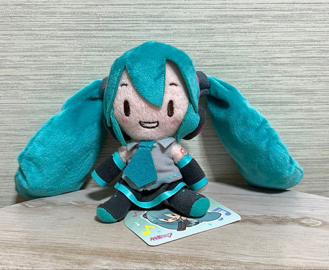 初音ミク　ふわふわキーチェーンマスコット
