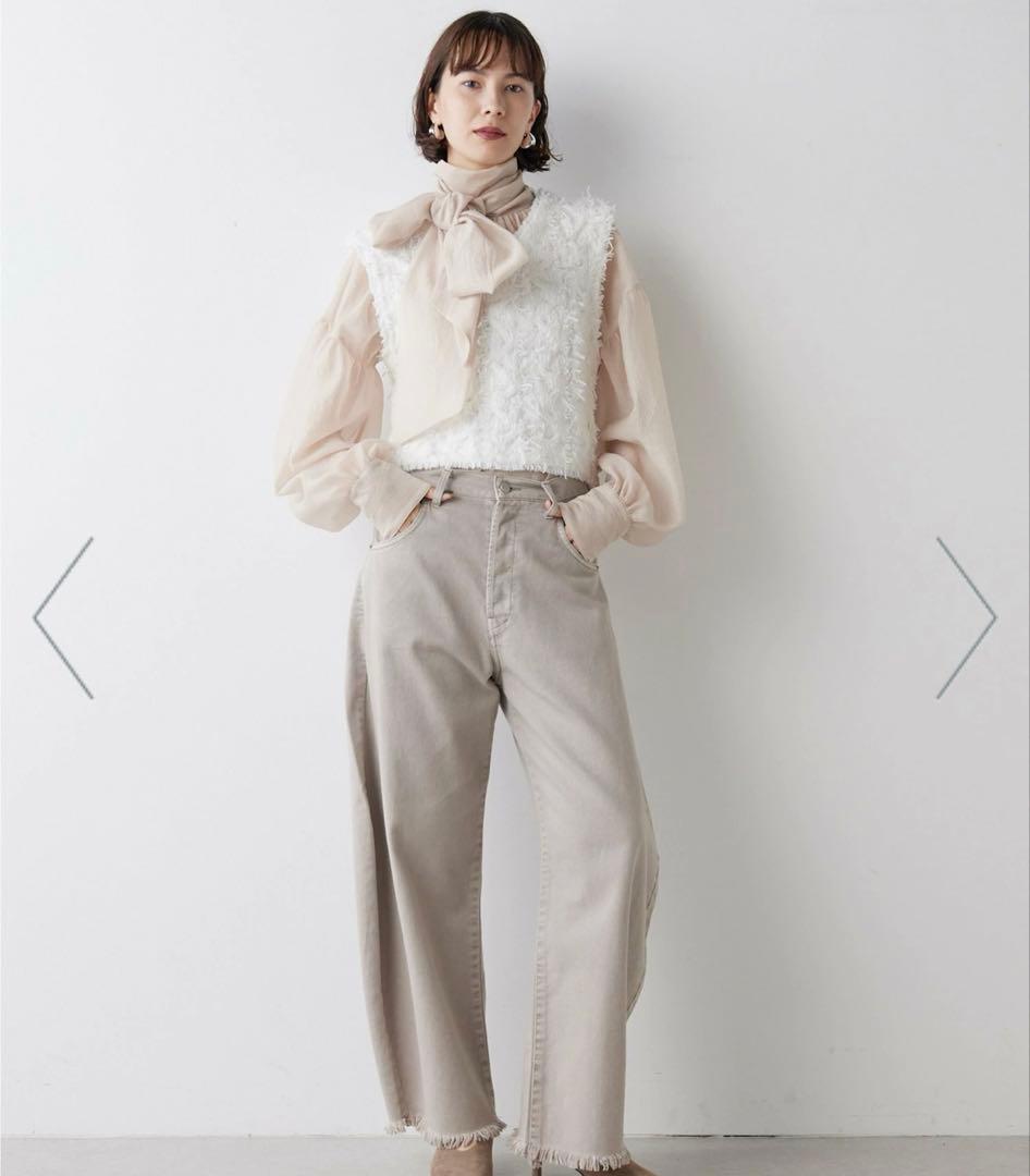 美品】Whim Gazette オーガンザボウブラウス ベビーピンク - メルカリ