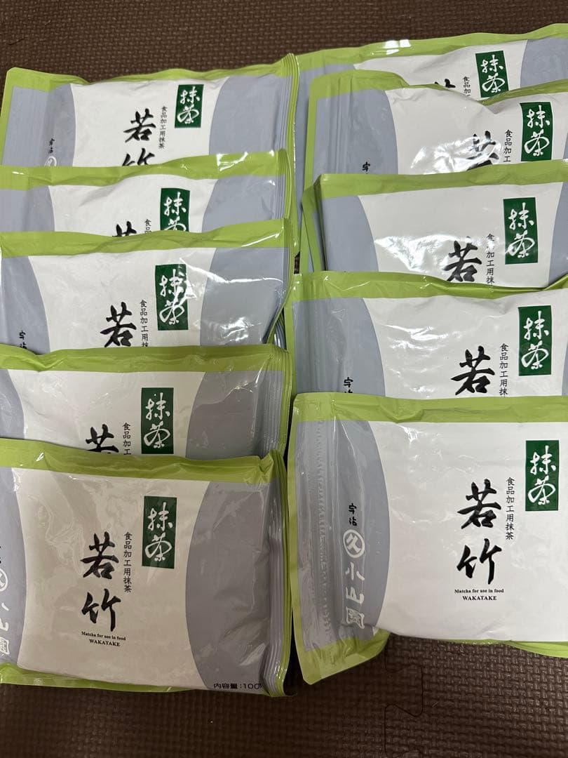 抹茶 若竹100g袋×10食品加工用 宇治 緑茶 新品未開封　丸久小山園