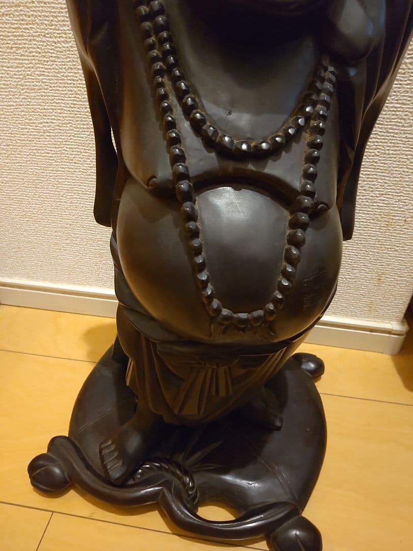 七福神 布袋尊 ／ 手彫り ／ ヴィンテージ 昭和 骨董 - メルカリ