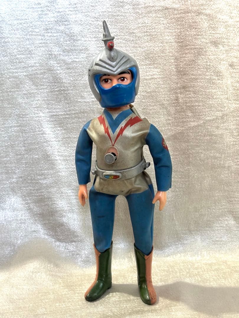 流星人間ゾーン ソフビ 中嶋製作所 当時物 約27cm 首部破損あり