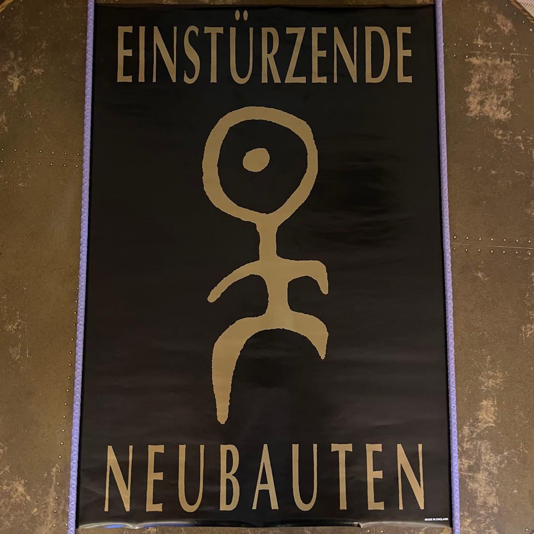 90s デッドストックEinstürzende Neubauten 大判ポスター