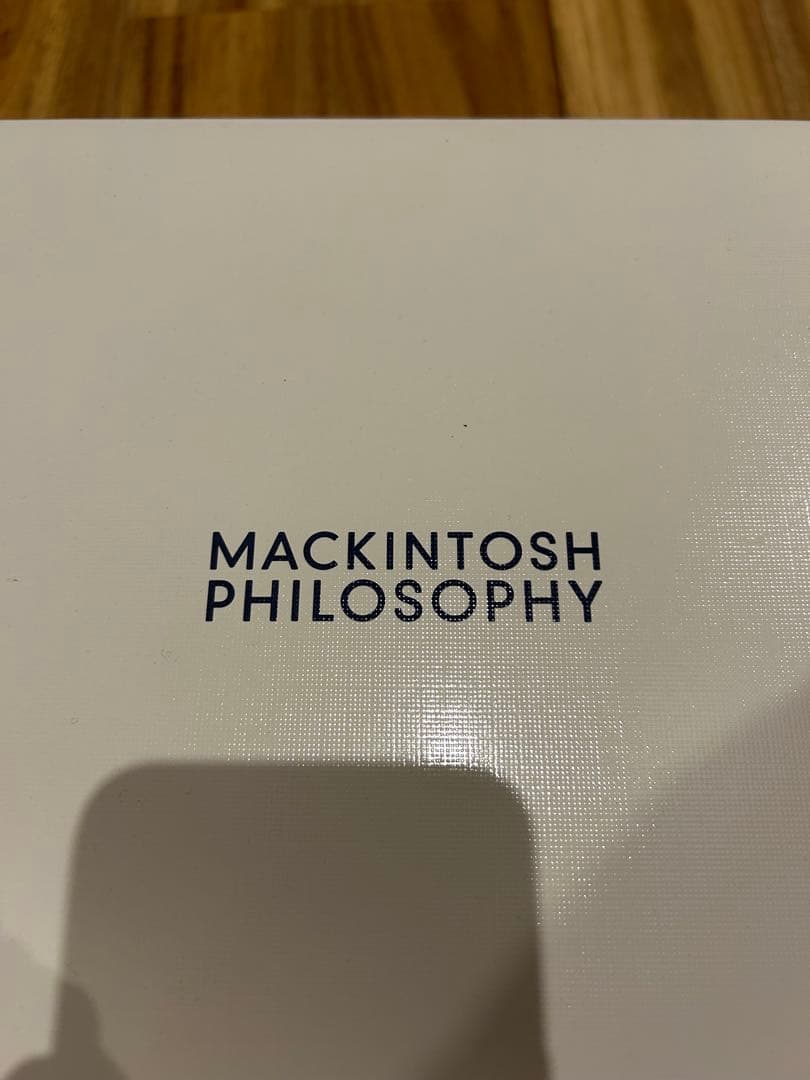 美品MACKINTOSH PHILOSOPHY 黒ローファー 22.5cm