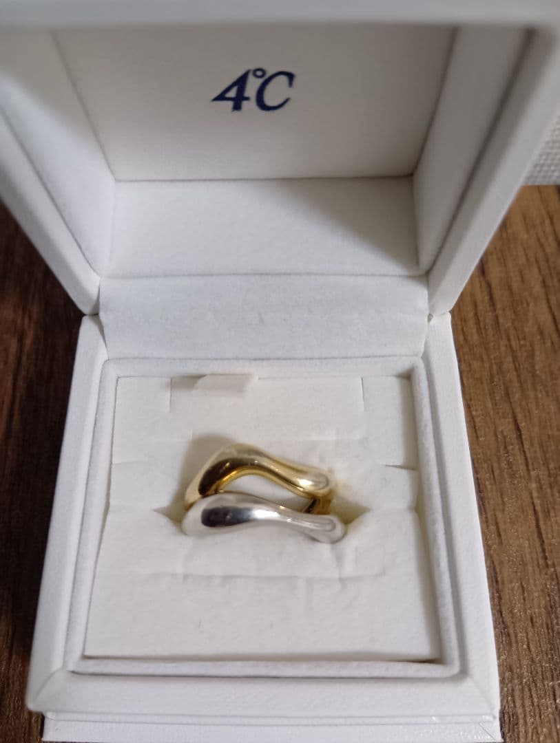 4℃ シルバーリング コンビカラー サイズ12 シルバー リング | 112514340903 | 【公式】4℃ HOMME+ オンラインショップ