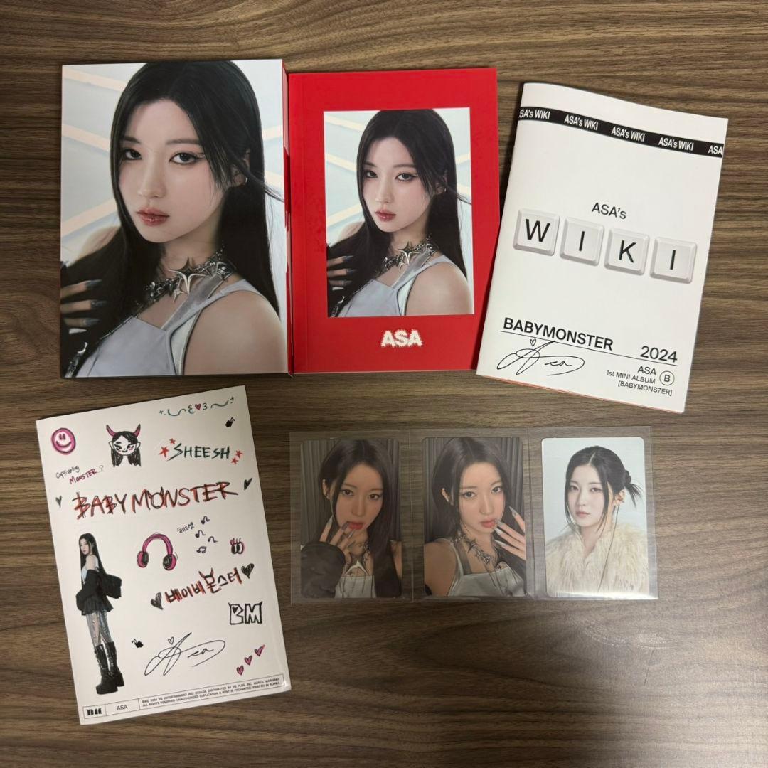 まとめ売り バラ売り⭕ BABYMONSTER ベビモン アサ グッズ トレカ