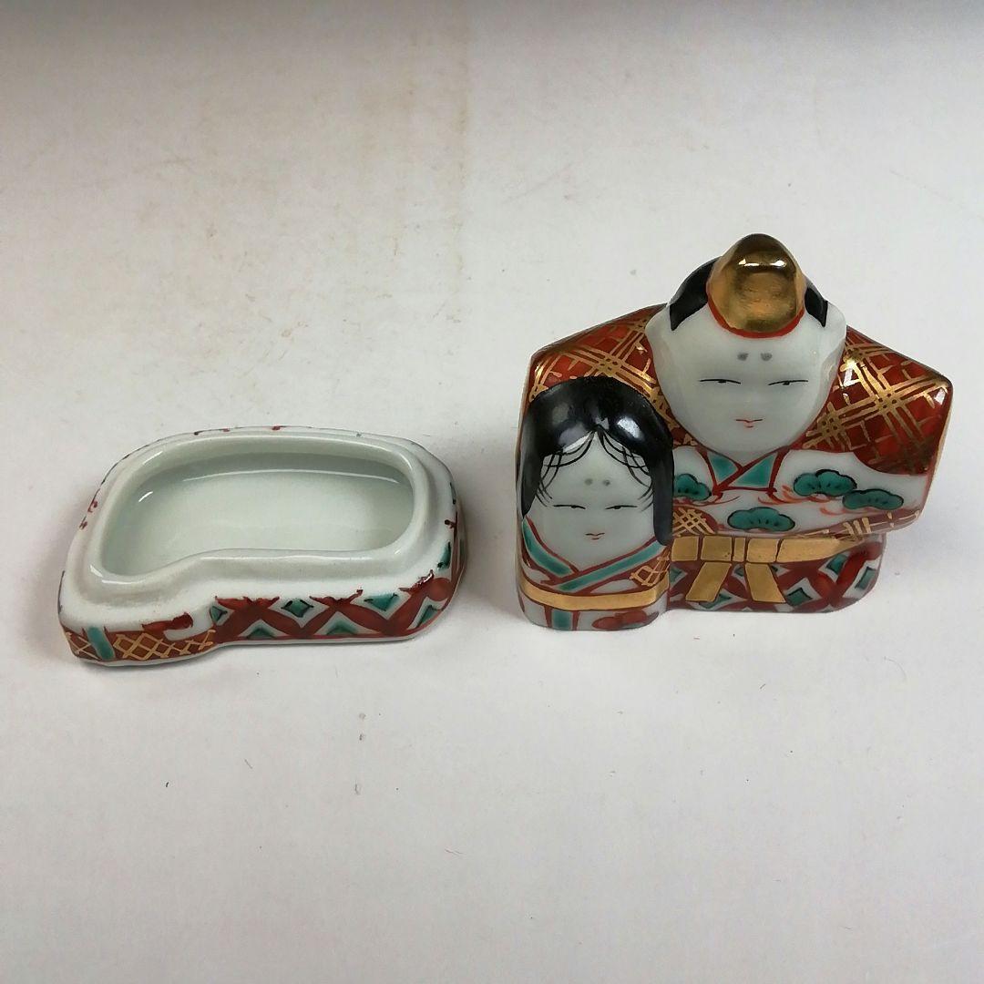 W278 香合 『色絵 立雛』『高野昭阿弥 造』 共箱 茶道具 - メルカリ