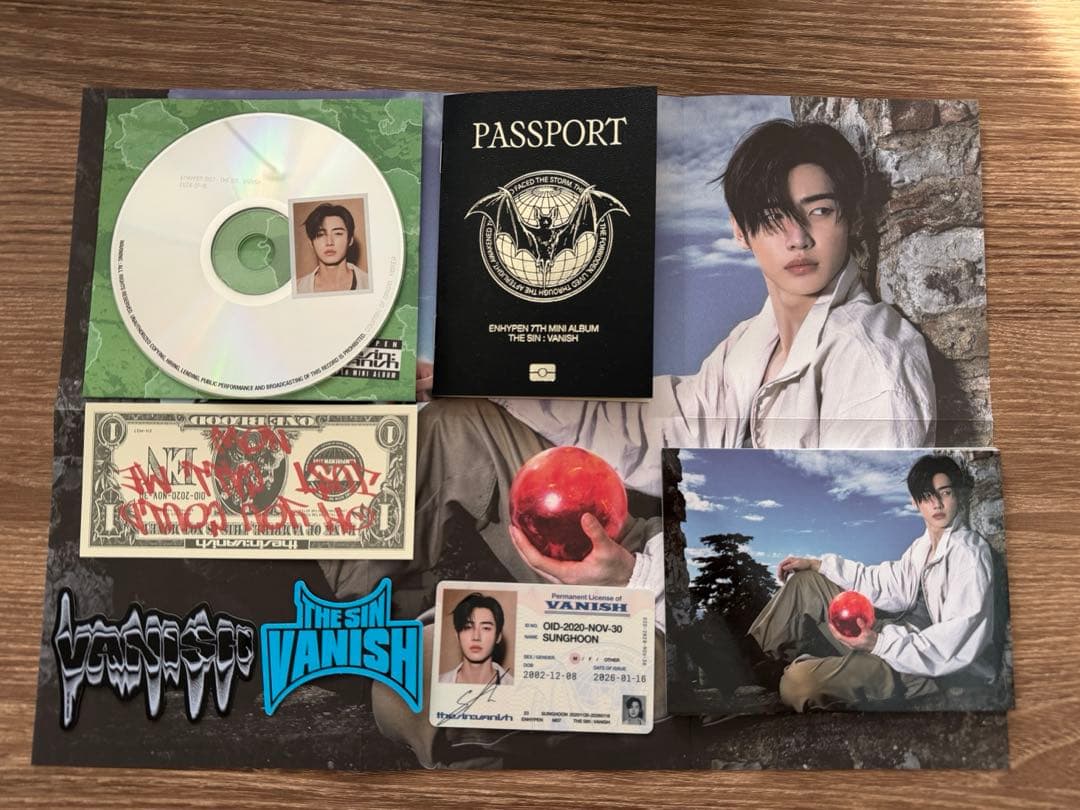 ENHYPEN THE SIN: VANISH ソンフン ラキドロ トレカ - メルカリ
