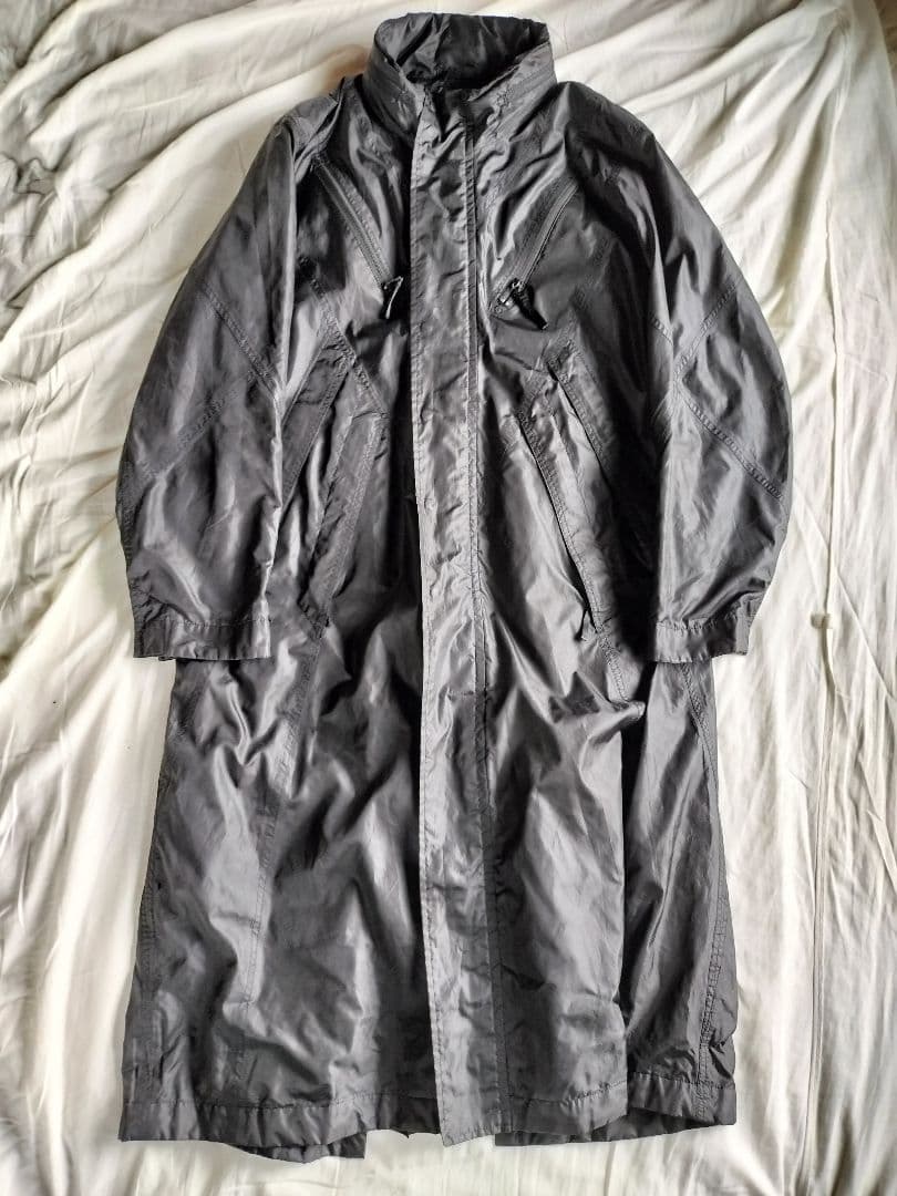 ISSEY MIYAKE アーカイブ ナイロン パラシュート ロング コート