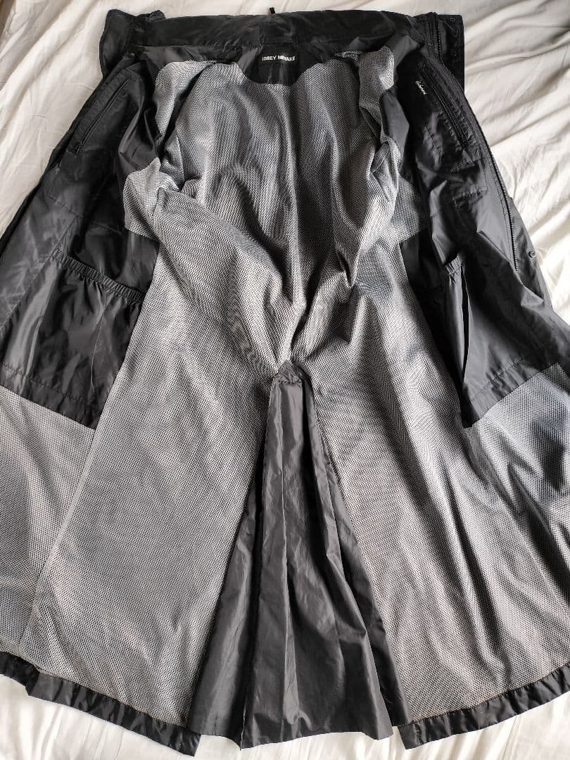 ISSEY MIYAKE アーカイブ ナイロン パラシュート ロング コート