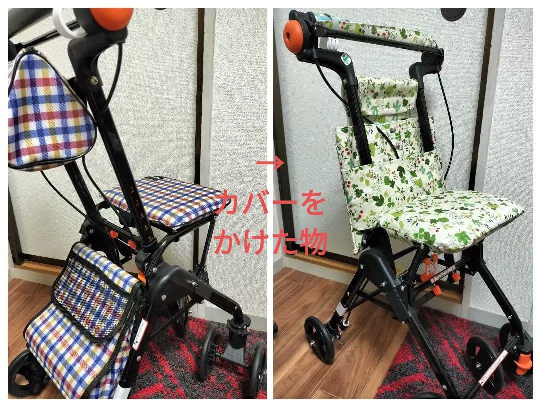 幸和製作所シルバーカーコンパクトタイプ チェック柄 CPS02