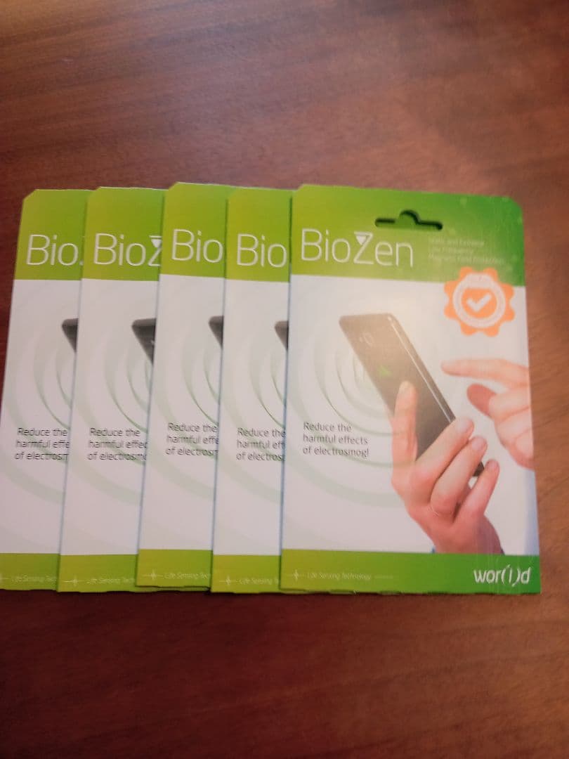 Biozen 電磁波軽減ステッカー(5枚)　 正規品・新品 71hyLyzitpL.jpg_BO30,255,255,