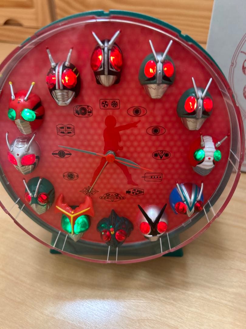 MASKED RIDER CLOCK 仮面ライダー目覚まし時計 40周年 - メルカリ